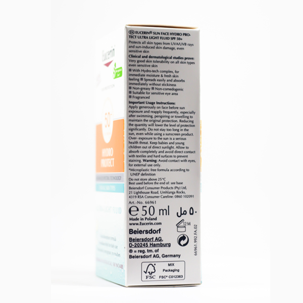 EUCERIN SUN HYDRO PROTECT ULTRALIGHT SPF50 50ML